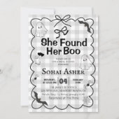 Invitation Elle A Trouvé Sa Fête des mariées De Boo (Devant)