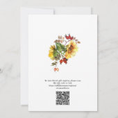 Invitation Elle a trouvé sa Fête des mariées de code QR de mi (Dos)