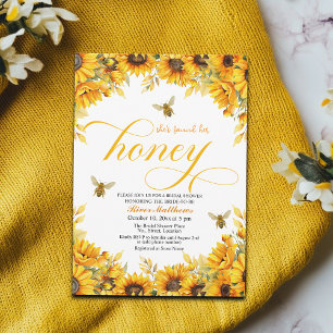 Invitation Elle A Trouvé Sa Fête des mariées De Miel