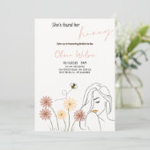 Invitation Elle a trouvé sa Fête des mariées de miel (Debout devant)