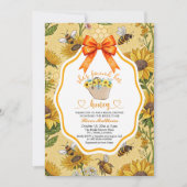 Invitation Elle A Trouvé Sa Fête des mariées De Miel (Devant)