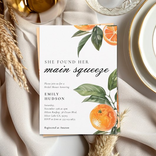 Invitation Elle A Trouvé Sa Fête des mariées De Squeeze