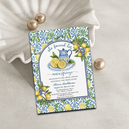 Invitation Elle A Trouvé Sa Fête des mariées De Squeeze