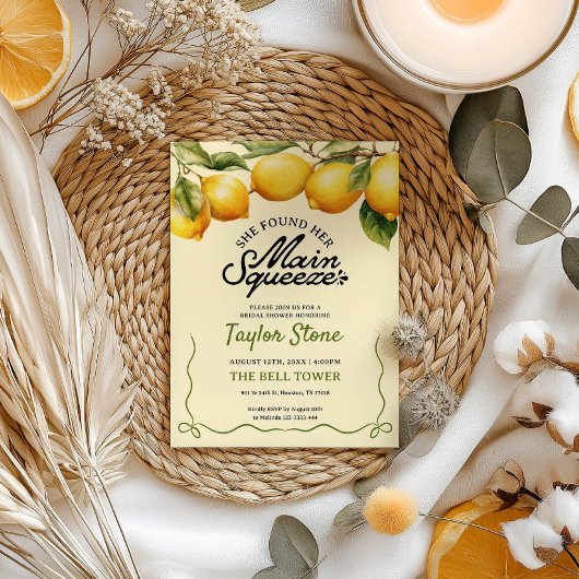 Invitation Elle A Trouvé Sa Fête des mariées De Squeeze