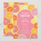 Invitation Elle A Trouvé Sa Fête des mariées De Squeeze (Devant / Derrière)