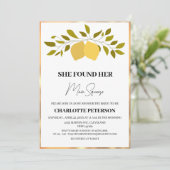 Invitation Elle A Trouvé Sa Fête des mariées De Squeeze (Debout devant)