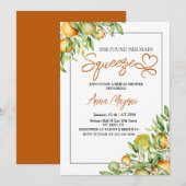 Invitation Elle A Trouvé Sa Fête des mariées De Squeeze Sur M (Devant / Derrière)