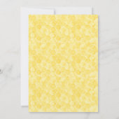 Invitation Elle A Trouvé Sa Fête des mariées De Tournesol De  (Dos)