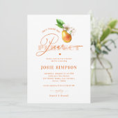 Invitation Elle a trouvé sa Fête des mariées parfaite de jard (Debout devant)