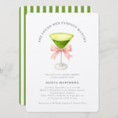 Invitation Elle A Trouvé Sa Fête des mariées Parfaite De Matc (Devant / Derrière)