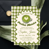 Invitation Elle A Trouvé Sa Fête des mariées Parfaite De Matc