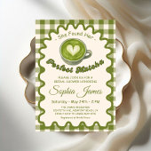 Invitation Elle A Trouvé Sa Fête des mariées Parfaite De Matc