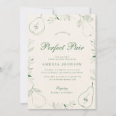 Invitation Elle A Trouvé Sa Fête des mariées Parfaite De Pair (Devant)