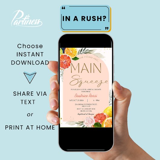 Invitation Elle A Trouvé Sa Fête des mariées Principale De Ci