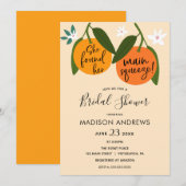 Invitation Elle a trouvé sa Fête des mariées principale de Sq (Devant / Derrière)