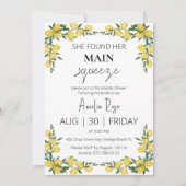 Invitation elle a trouvé sa principale douche de nuptiale (Devant)