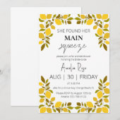 Invitation elle a trouvé sa principale douche de nuptiale (Devant / Derrière)