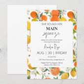 Invitation elle a trouvé sa principale douche de nuptiale (Devant / Derrière)