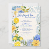 Invitation Elle a trouvé sa principale douche nuptiale au cit (Devant)