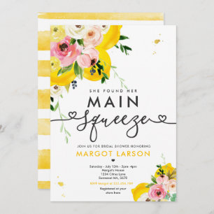 Invitation Elle A Trouvé Sa Principale Fête de l'mariée De Ci