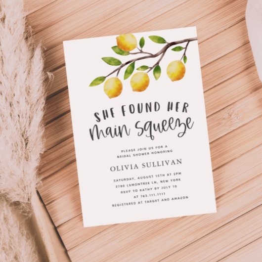 Invitation Elle A Trouvé Sa Principale Fête des mariées De Ci