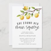 Invitation Elle A Trouvé Sa Principale Fête des mariées De Ci (Devant)