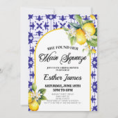 Invitation Elle A Trouvé Sa Principale Fête des mariées De Ci (Devant)