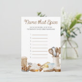 Invitation Elle a trouvé sa recette d'amour Nommez cette épic (Debout devant)