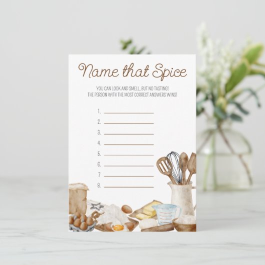 Invitation Elle a trouvé sa recette d'amour Nommez cette épic (Debout devant)