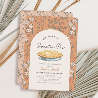 Invitation Elle a trouvé sa soirée de douche de mariage Sweet