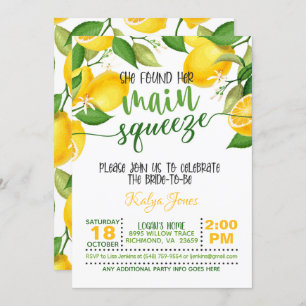 Invitation Elle A Trouvé Sa Squeeze Principale - Fête des mar