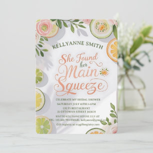 Invitation Elle a trouvé son apogée Célébration de mariage Ci