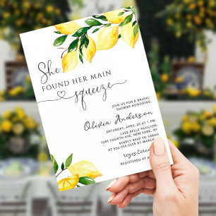 Invitation Elle a trouvé son code QR de Fête des mariées Sque