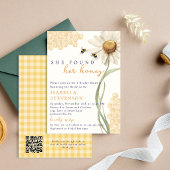 Invitation Elle a trouvé son code QR d'enterrement de vie de 