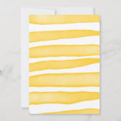 Invitation Elle a trouvé son coup de foudre citron BOHO ÉTÉ (Dos)