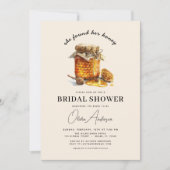 Invitation Elle A Trouvé Son Miel Boho Chic Fête des mariées (Devant)