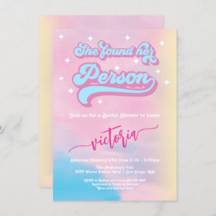 Invitation Elle a trouvé son Person Pop Star Disco Party