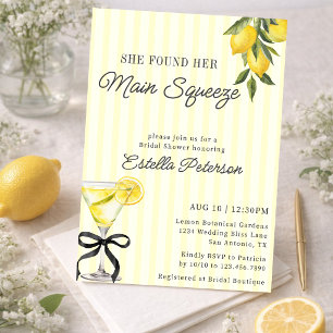 Invitation Elle a trouvé son petit ami pour le Shower Italien