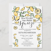 Invitation Elle a trouvé son principal citron BOHO SUMMER Inv (Devant)