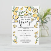 Invitation Elle a trouvé son principal citron BOHO SUMMER Inv (Debout devant)