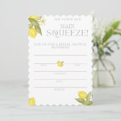 Invitation Elle A Trouvé Son Principal Fête des mariées Squee (Debout devant)