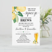 Invitation Elle A Trouvé Son Principal Squeeze Brews Couples  (Debout devant)