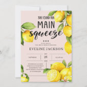 Invitation Elle A Trouvé Son Principal Squeeze citrus citron  (Devant)
