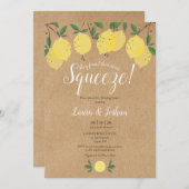 Invitation Elle A Trouvé Son Wedding shower Principal Squeeze (Devant / Derrière)