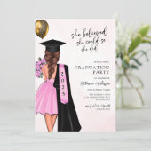 Invitation Elle Croyait Qu'Elle Pourrait Faire La Fête De La  (Debout devant)