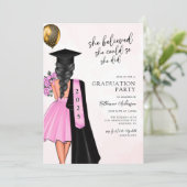 Invitation Elle Croyait Qu'Elle Pourrait Faire La Fête De La  (Debout devant)