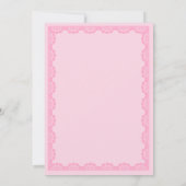 Invitation Elle est en train de nouer la douche de nage à arc (Dos)