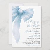 Invitation Elle est en train de nouer la Fête des mariées de  (Devant)