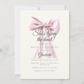 Invitation Elle est en train de nouer la Fête des mariées de  (Devant)