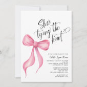 Invitation Elle est en train de nouer la Fête des mariées de  (Devant)